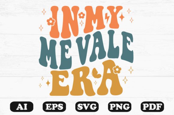 In My Me Vale Era Retro Wavy SVG Graphics